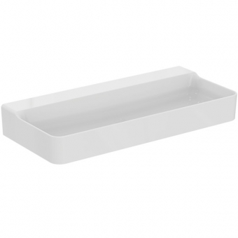 Praustuvas Ideal Standard Conca, 1000x450x125mm, šlifuota apačia, be skylės maišytuvi, be perpylimi 